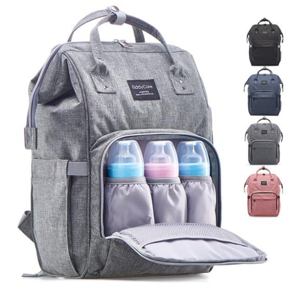 Diaper Bag Backpack + Adjustable Shoulder Straps -Diaper Bags for  Girl &  Boy